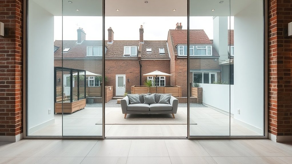 Frameless Glass Doors Chiswick