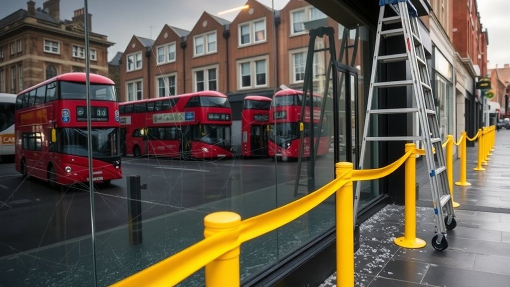 Vandalism Glass Repair Chiswick